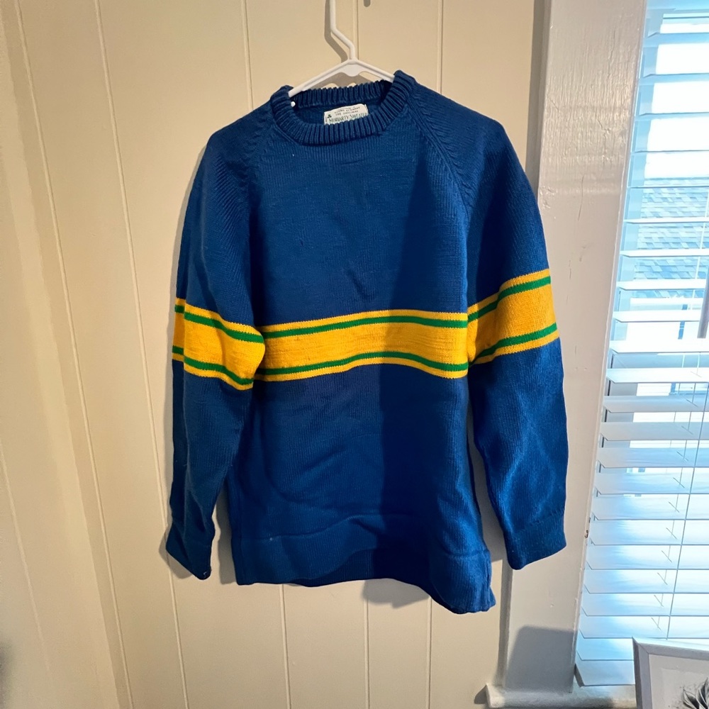 100% wool men’s sweater